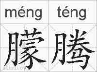 朦腾的拼音