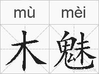 木魅的拼音