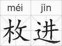 枚进的拼音