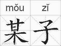 某子的拼音