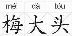 梅大头的拼音