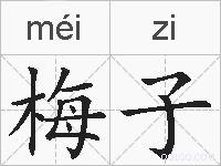 梅子的拼音