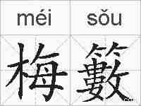 梅籔的拼音