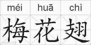 梅花翅的拼音