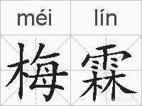 梅霖的拼音