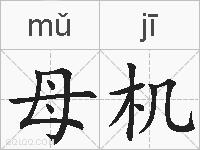 母机的拼音