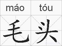毛头的拼音