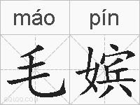 毛嫔的拼音
