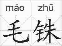 毛铢的拼音