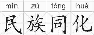 民族同化的拼音