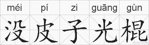 没皮子光棍的拼音