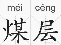 煤层的拼音