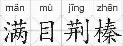 满目荆榛的拼音