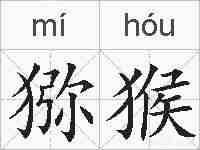 猕猴的拼音