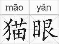 猫眼的拼音