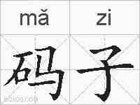 码子的拼音