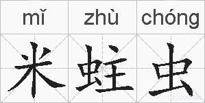 米蛀虫的拼音