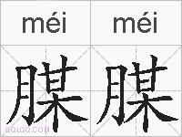 腜腜的拼音