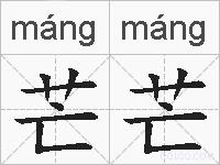 芒芒的拼音