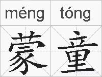 蒙童的拼音