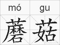 蘑菇的拼音
