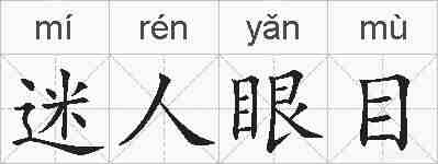 迷人眼目的拼音