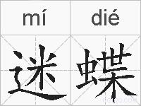 迷蝶的拼音