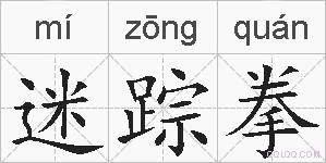 迷踪拳的拼音