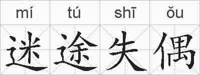 迷途失偶的拼音