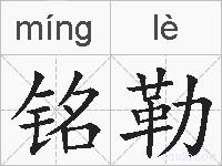 铭勒的拼音