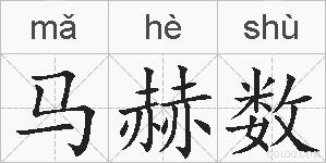 马赫数的拼音