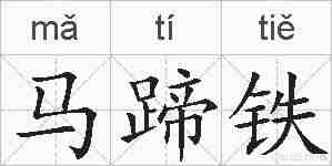 马蹄铁的拼音