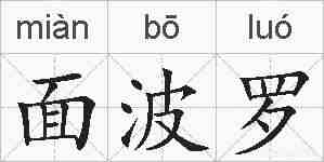 面波罗的拼音