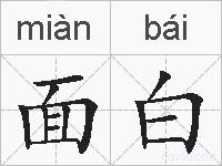 面白的拼音