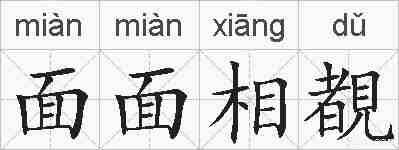 面面相覩的拼音