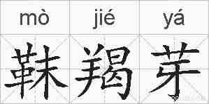 靺羯芽的拼音