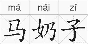 马奶子的拼音