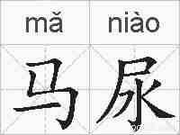 马尿的拼音