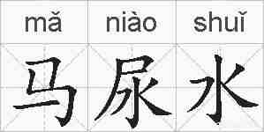 马尿水的拼音