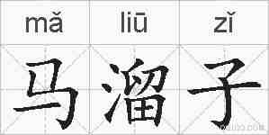 马溜子的拼音