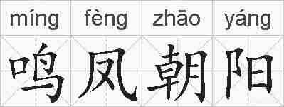 鸣凤朝阳的拼音