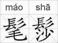 髦髿的拼音