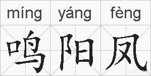 鸣阳凤的拼音