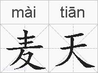 麦天的拼音