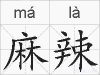 麻辣的拼音