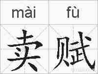 卖赋的拼音