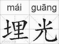 埋光的拼音