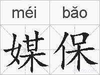 媒保的拼音