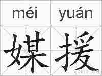 媒援的拼音