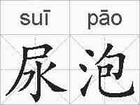 尿泡的拼音